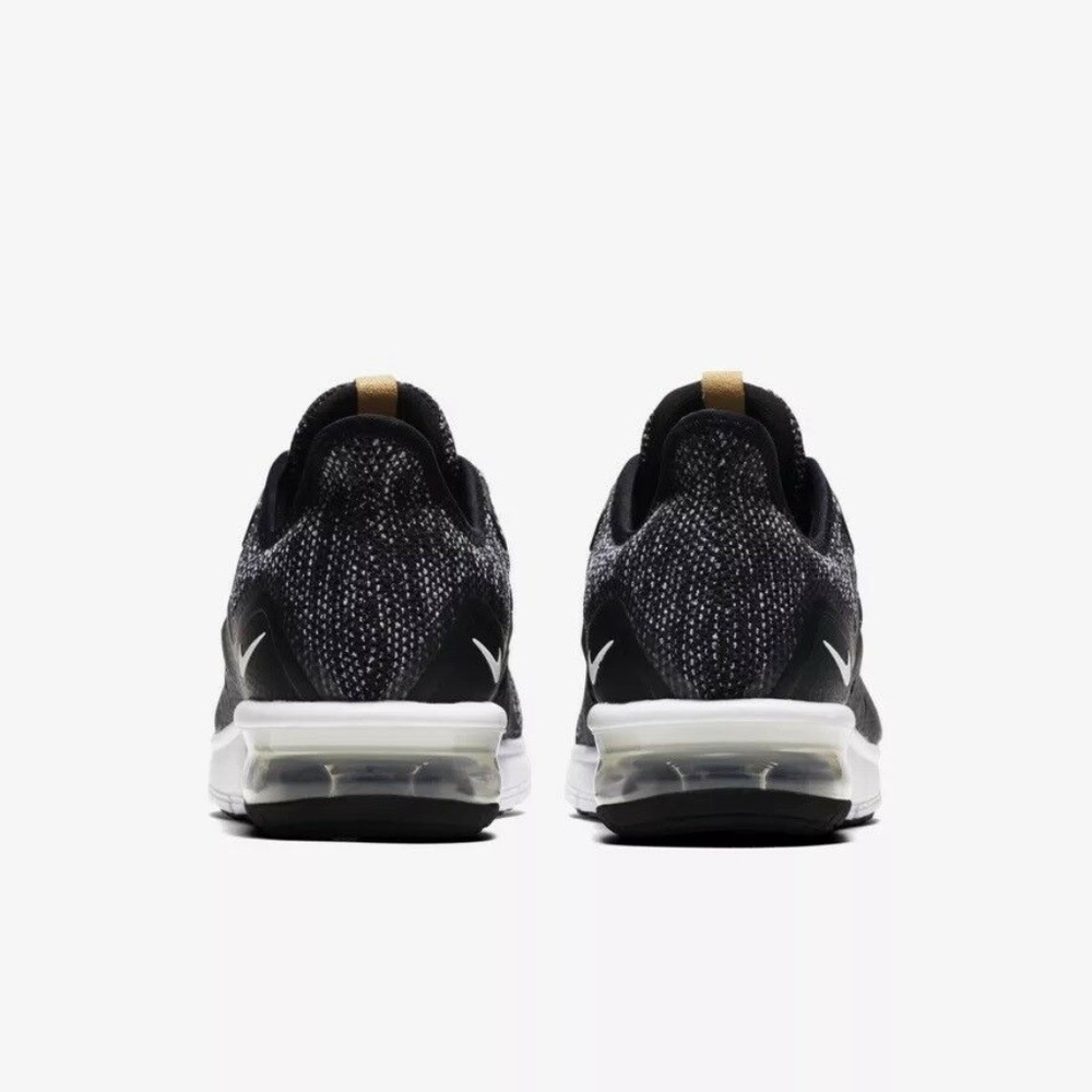 Nike Air Max Sequent 3 Low Womens Running Shoes Black/Gray 908993-011 NEW Sz 6.5 - Picture 7 of 9